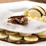 Tapioca com Banana e Chocolate