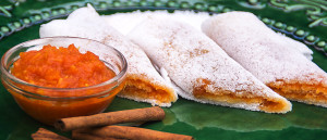 Tapioca com Doce de Abóbora Light