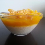 Creme de Tapioca e Manga